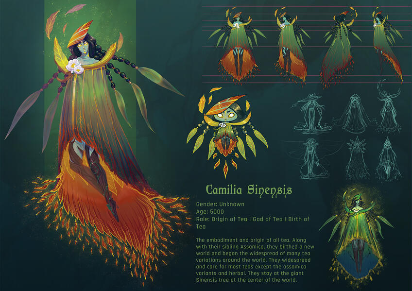 Tea Personification Design